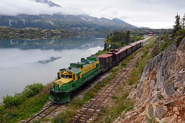 white pass train
