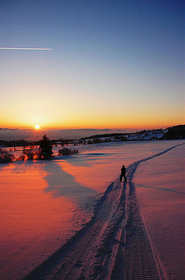 sunset quebec