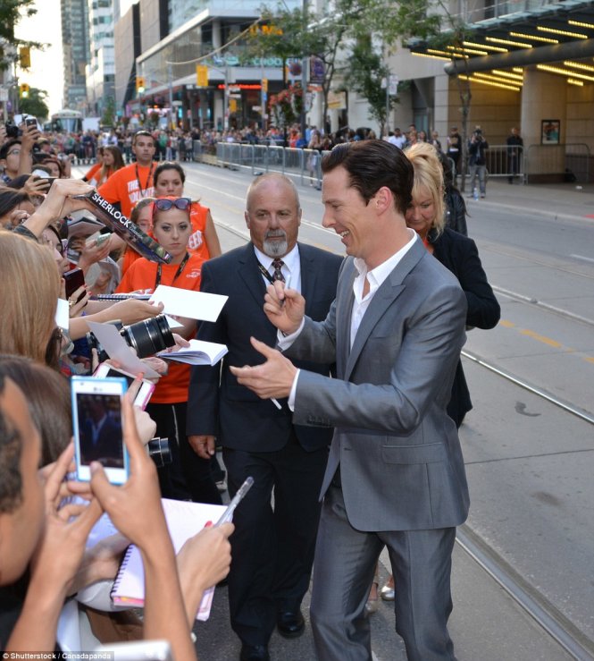 benedict cumberbatch comes to town for the toronto international film festi